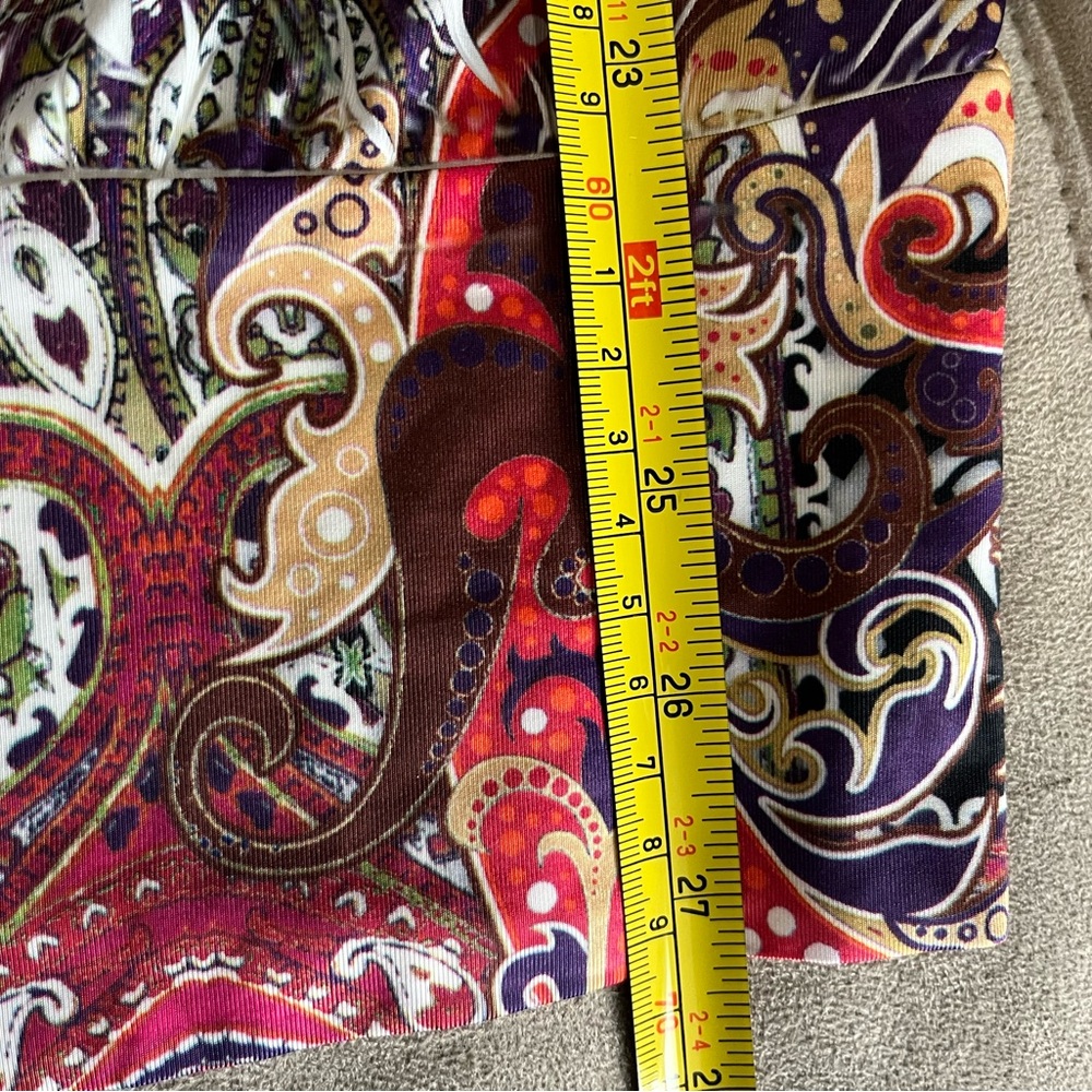 Multicolor Cold Shoulder Top - Picture 6 of 7